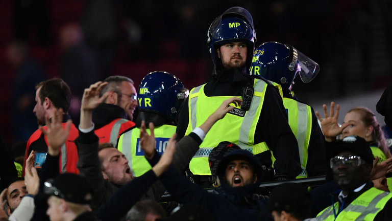 London Stadium violence