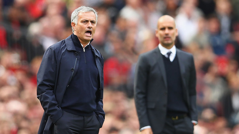 Jose Mourinho and Pep Guardiola