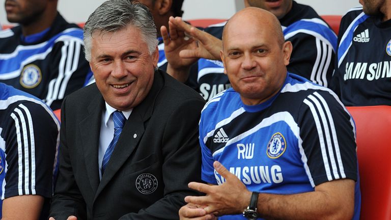 Carlo Ancelotti and Ray Wilkins