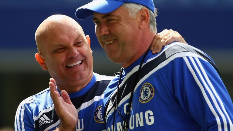 Ray Wilkins and Guus Hiddink