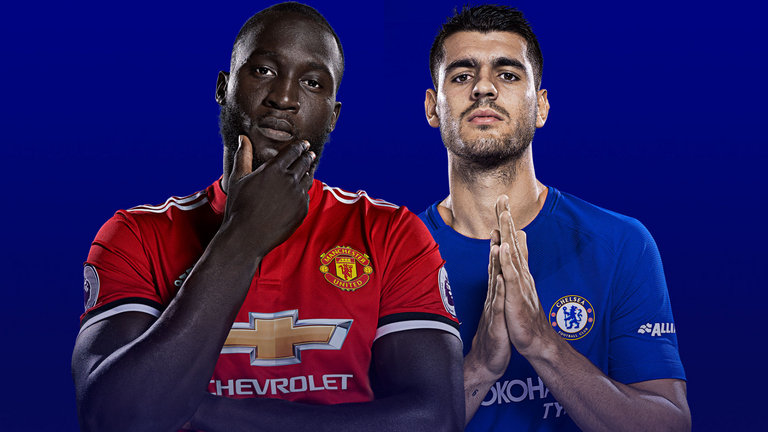 Romelu Lukaku and Alvaro Morata