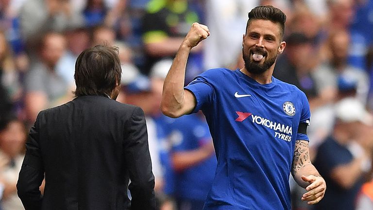 Antonio COnte and Oliver Giroud