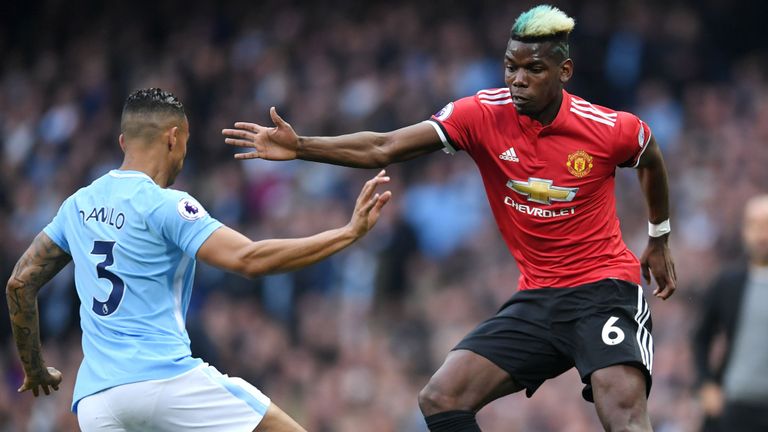 Danilo and Paul Pogba