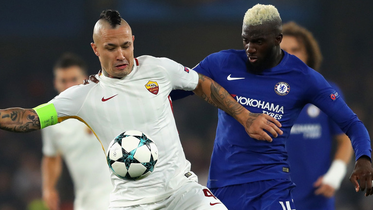 Radja Nainggolan and Tiemoue Bakayoko