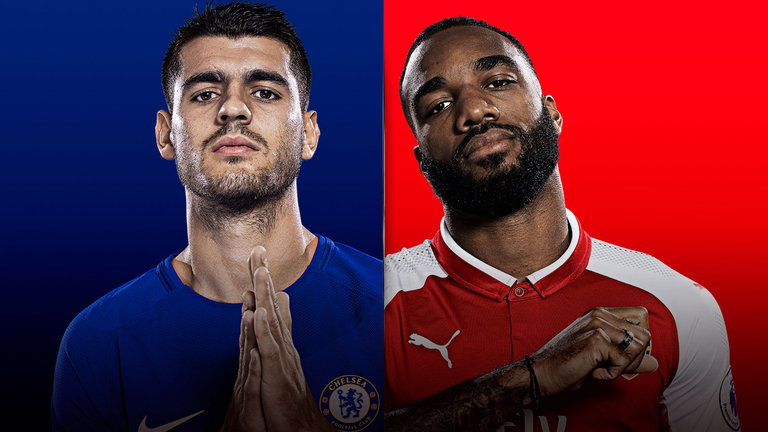 Alvaro Morata and Alexandre Lacazette