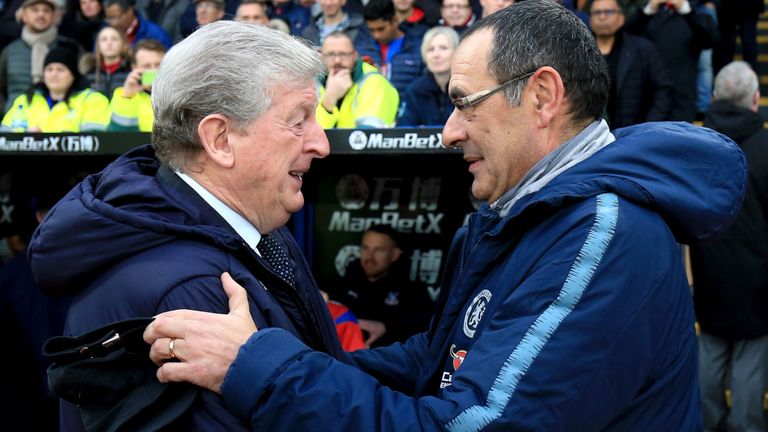 Roy Hodgson and Maurizio Sarri