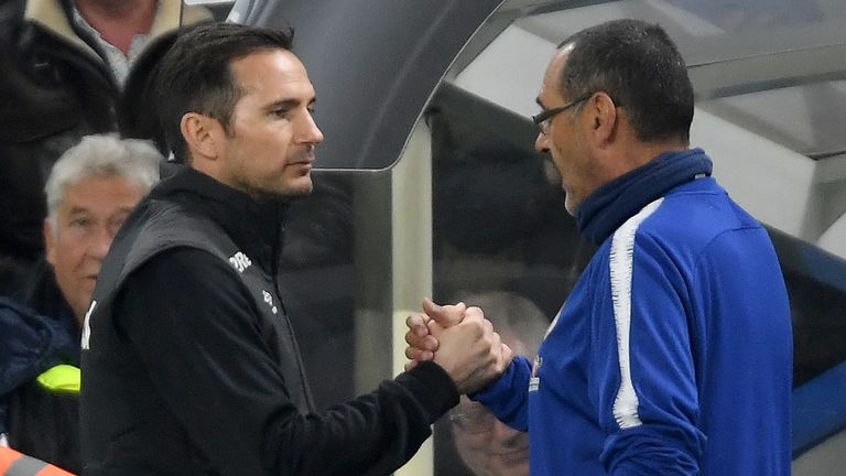Frank Lampard and Maurizio Sarri