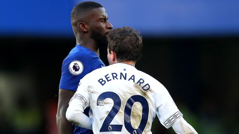 Antonio Rudiger and Bernard