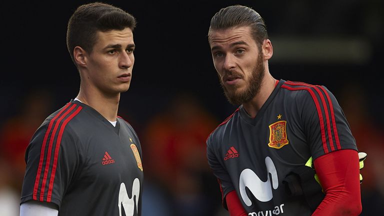Kepa Arrizabalaga and David de Gea