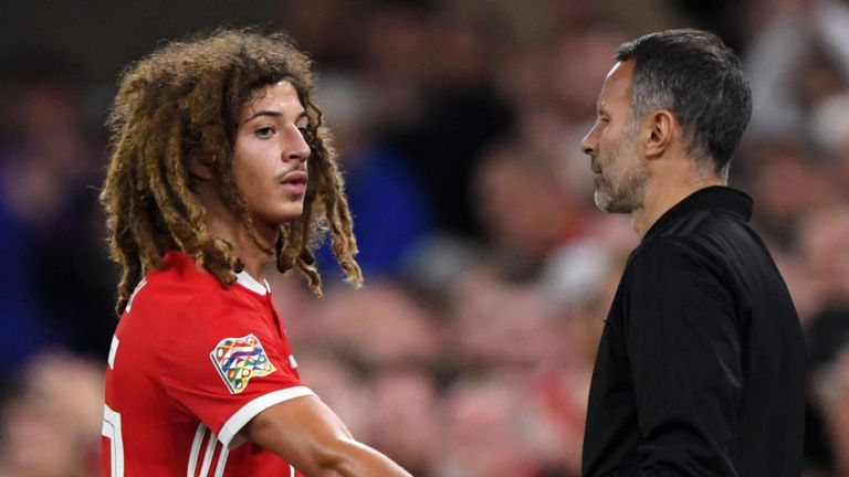 Ethan Ampadu and Ryan Giggs