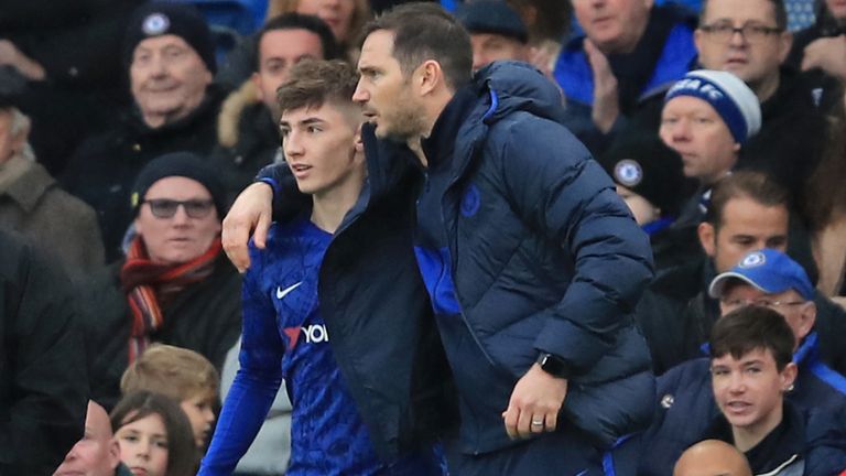 Billy Gilmour and Frank Lampard