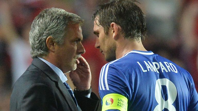 Jose Mourinho and Frank Lampard