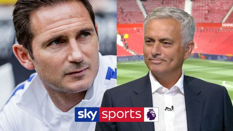 Frank Lampard and Jose Mourinho