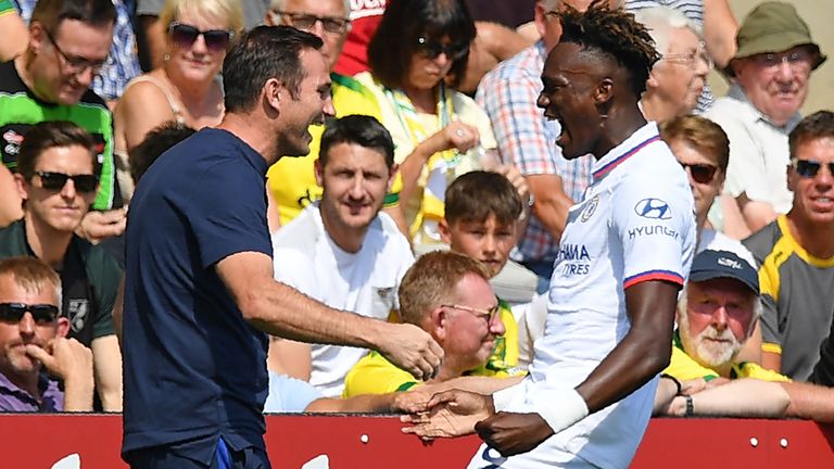 Frank Lampard and Tammy Abraham
