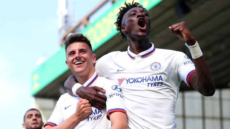Mason Mount and Tammy Abraham