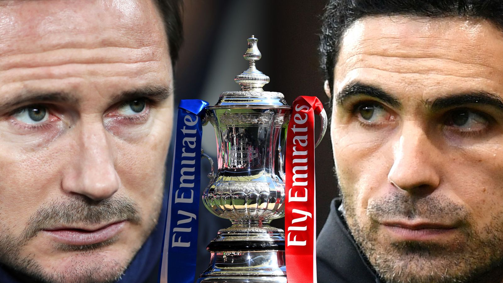 Frank Lampard and Mikel Arteta