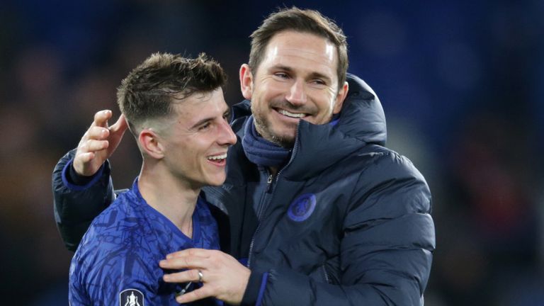 Mason Mount and Frank Lampard