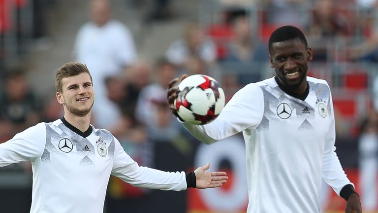 Timo Werner and Antonio Rudiger