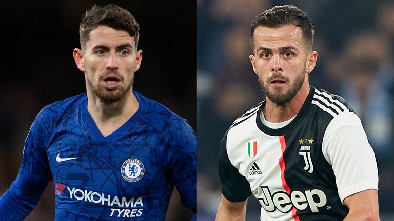 Jorginho and Miralem Pjanic.