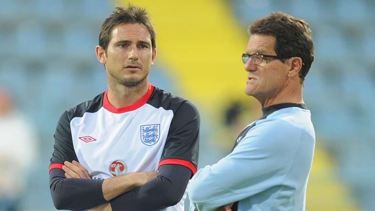 Frank Lampard and Fabio Capello