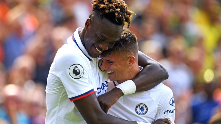 Tammy Abraham and Mason Mount