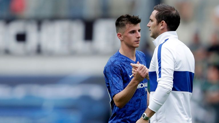 Mason Mount and Frank Lampard