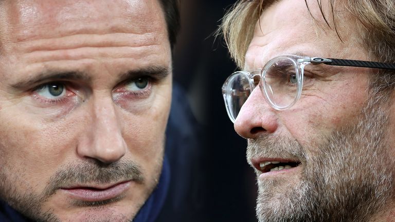 Frank Lampard and Jurgen Klopp