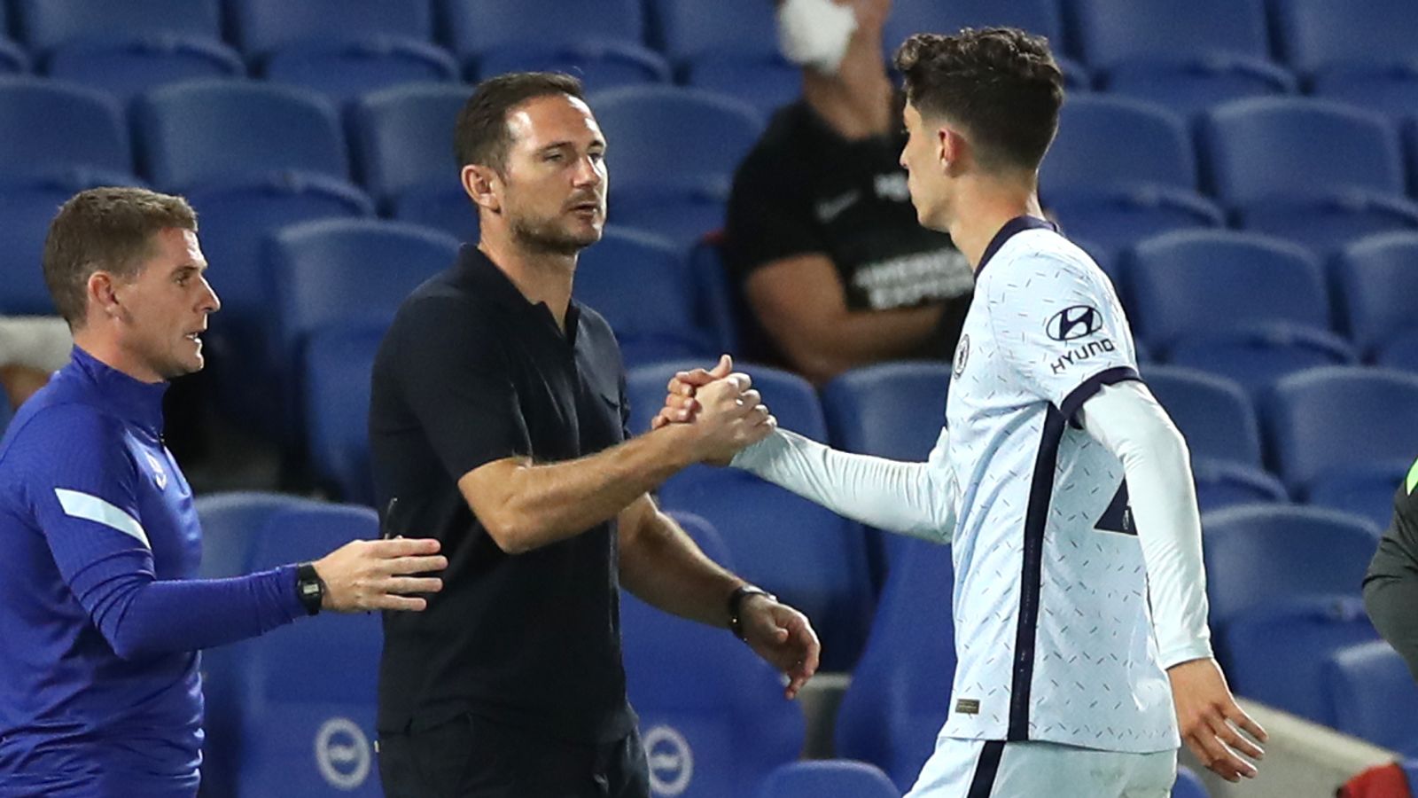 Frank Lampard and Kai Havertz