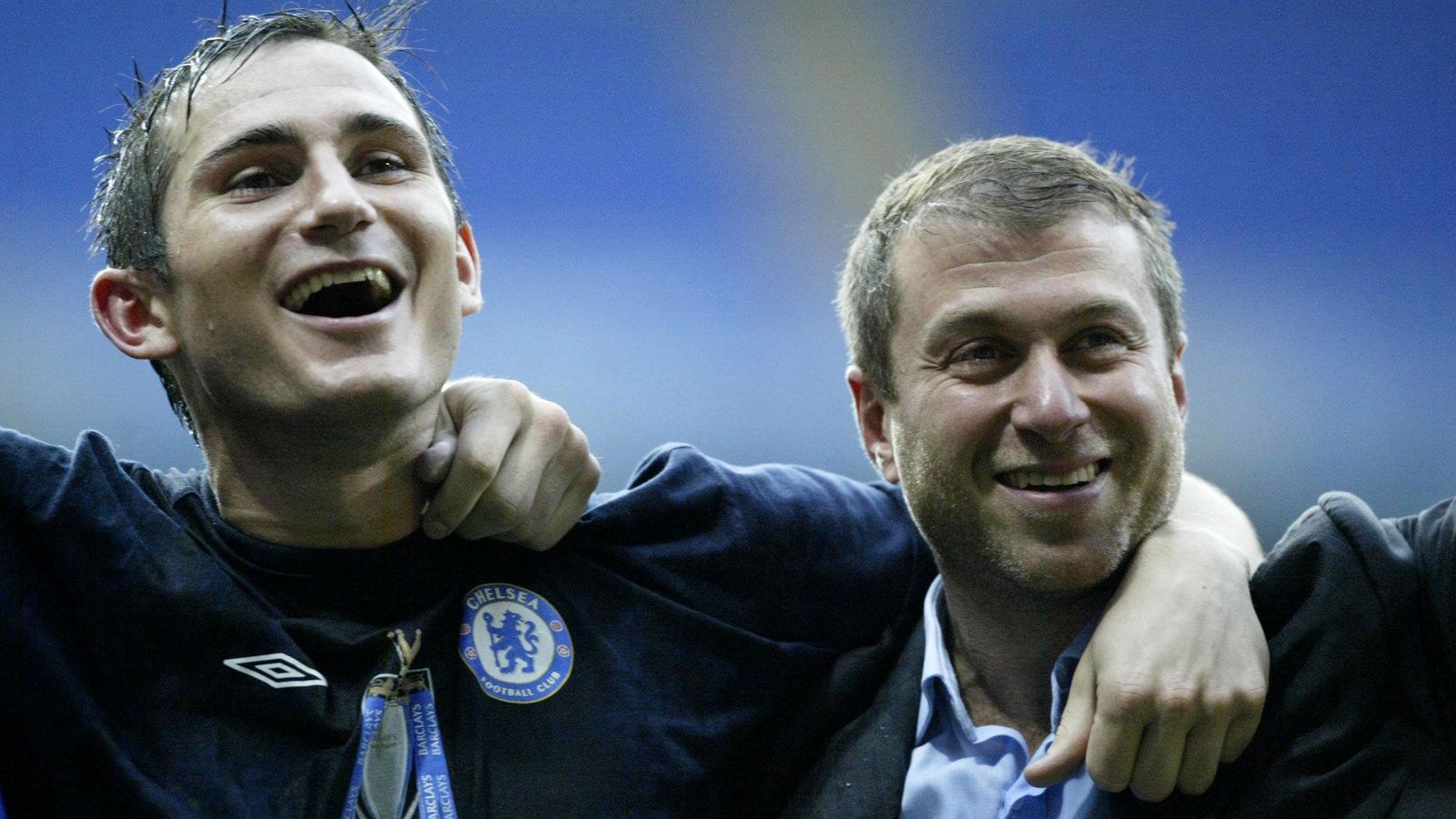 Frank Lampard and Chelsea owner Roman Abramovich