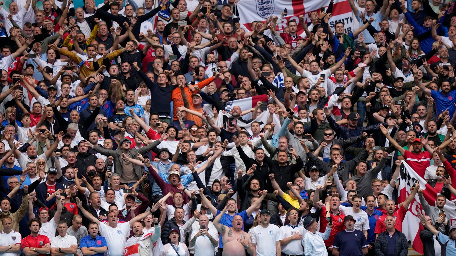 crowd at Wembley Stadium