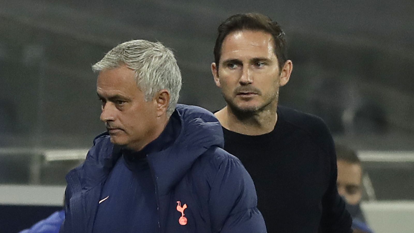 Jose Mourinho and Frank Lampard