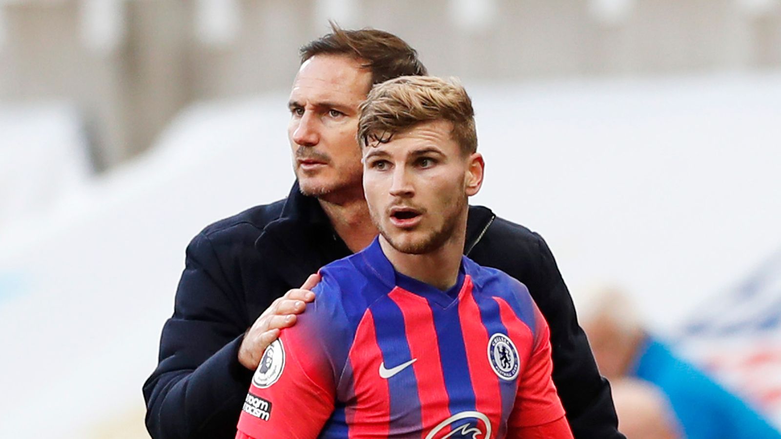 Frank Lampard and Timo Werner