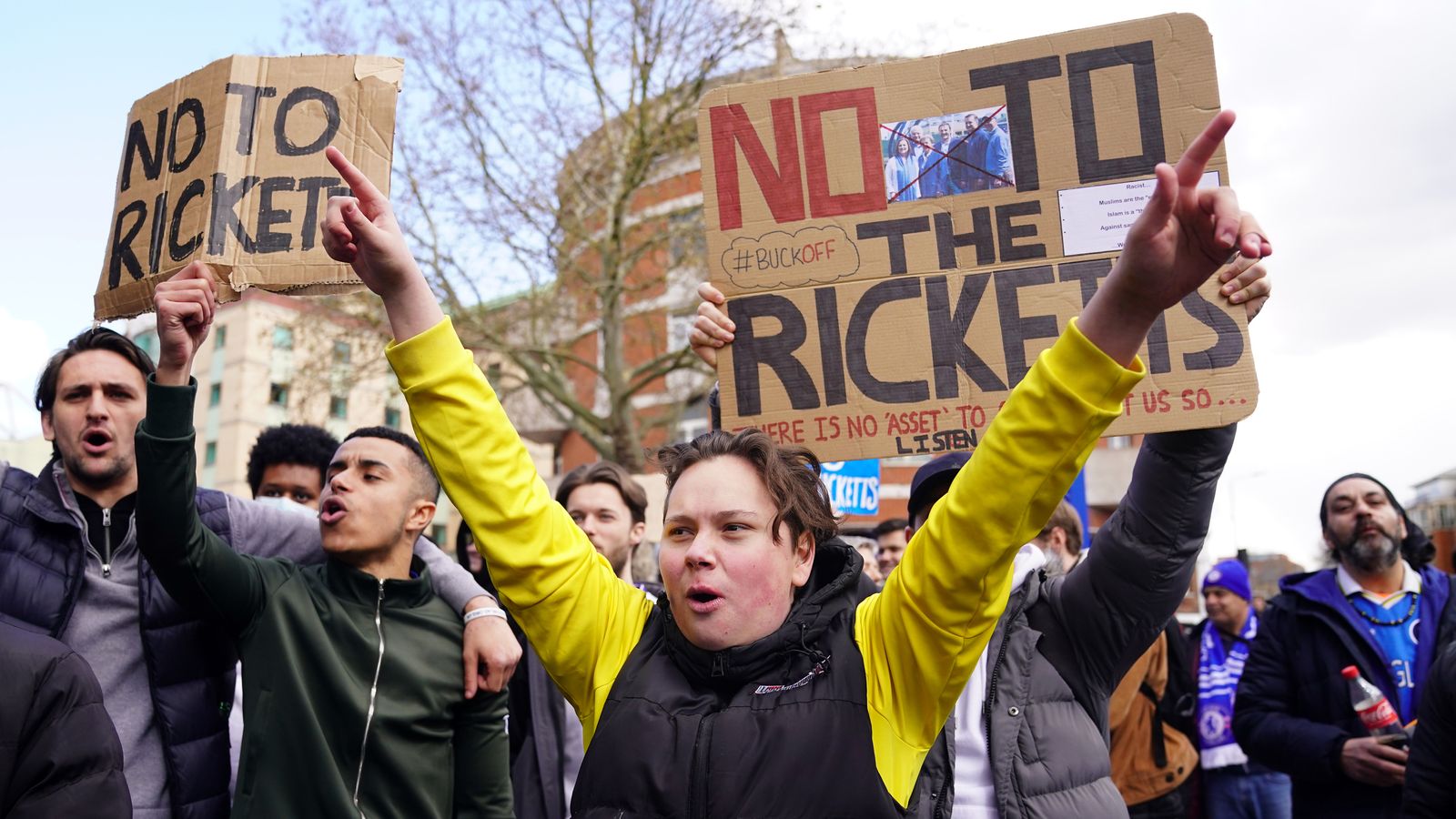 Fans Protest