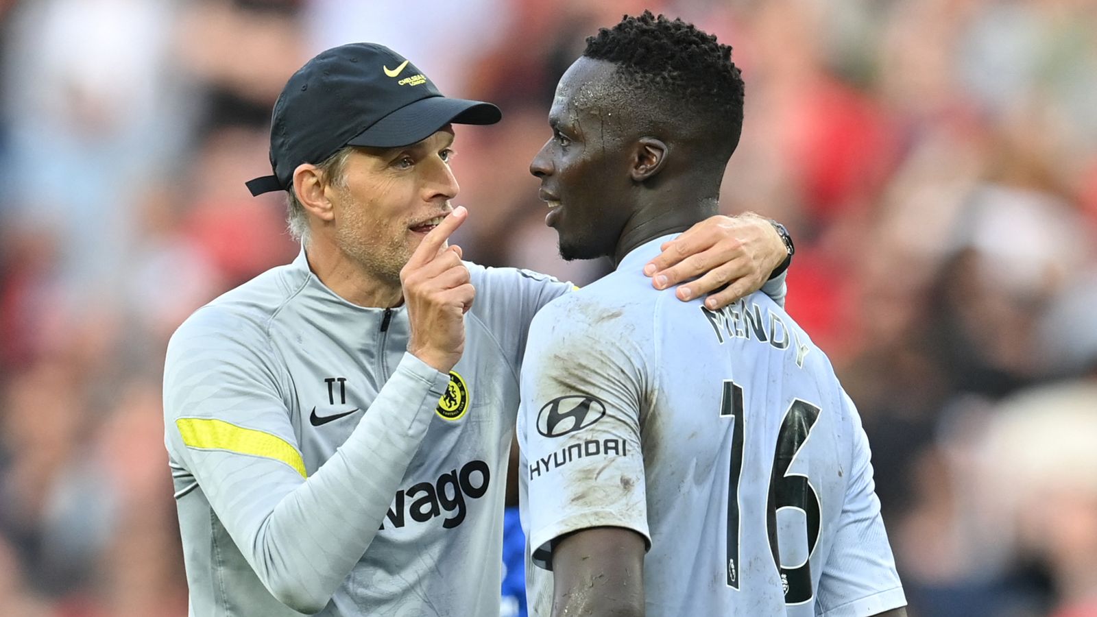 Thomas Tuchel and Edouard Mendy