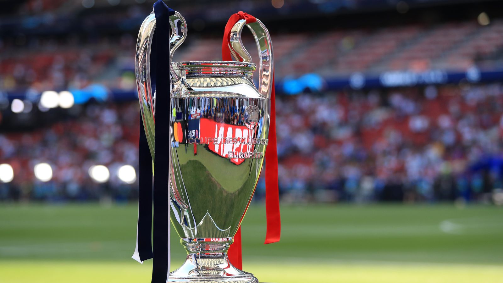 The Champions League trophy