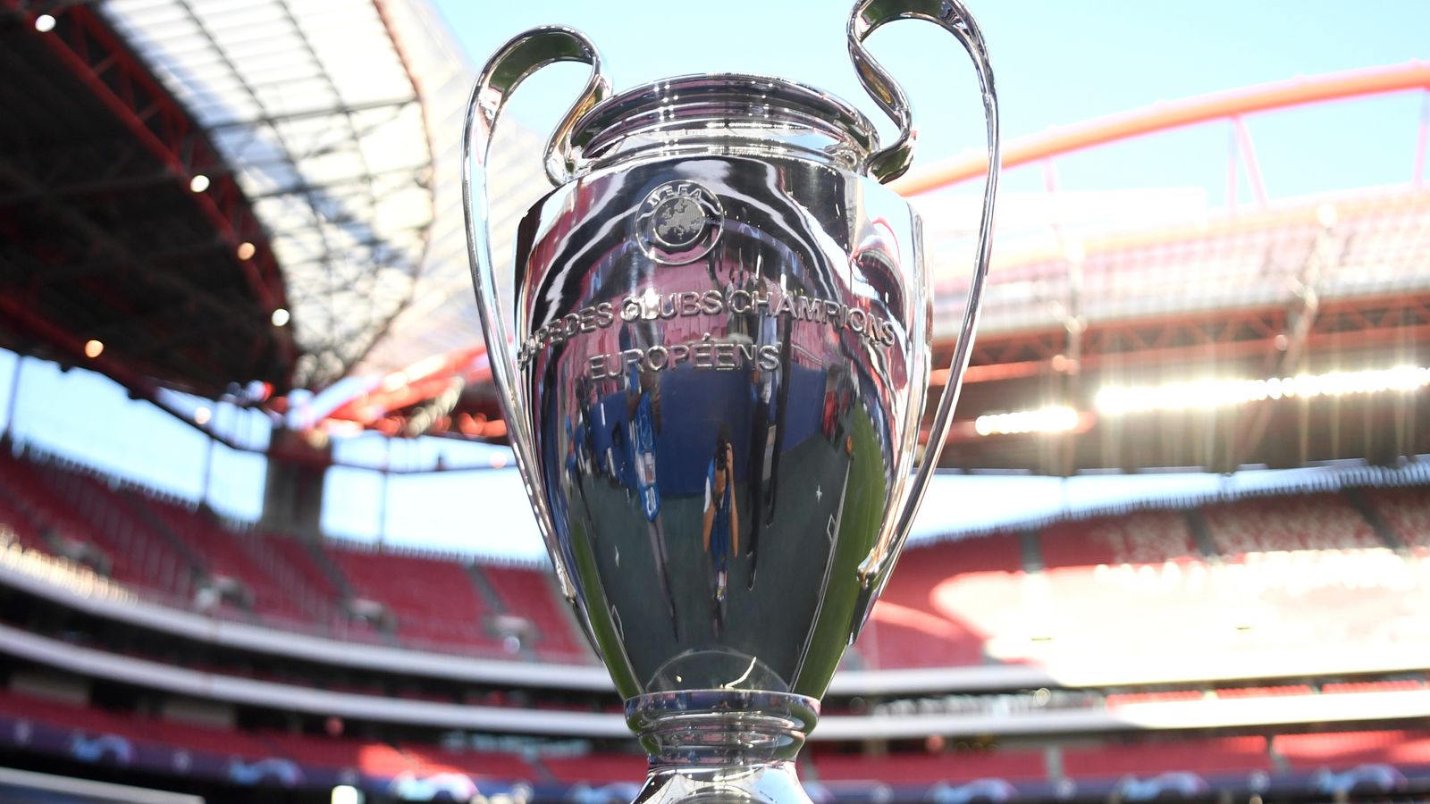 The Champions League trophy