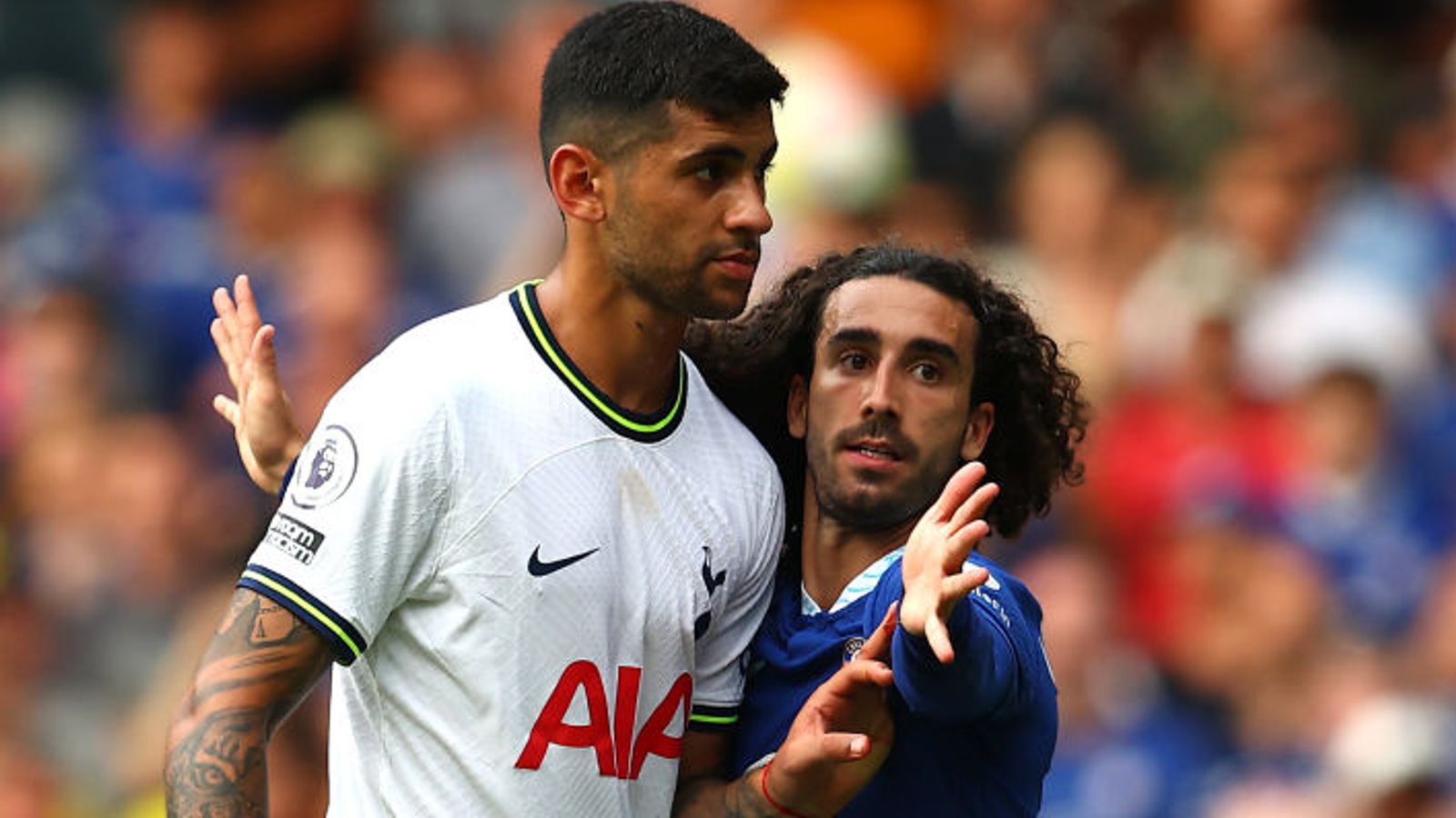 Cristian Romero and Marc Cucurella