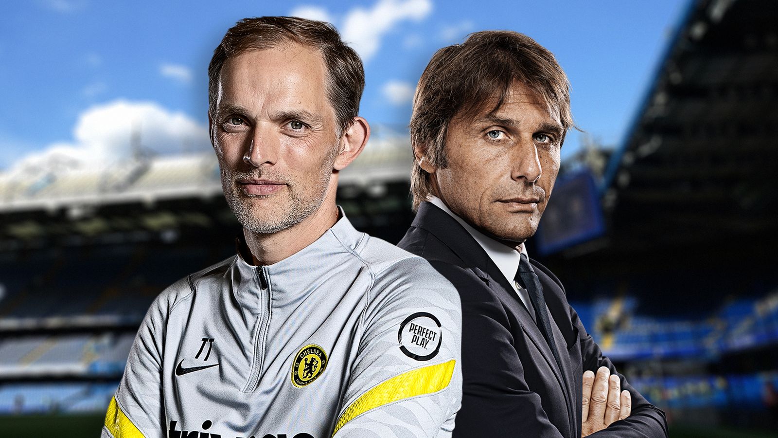 Thomas Tuchel and Antonio Conte
