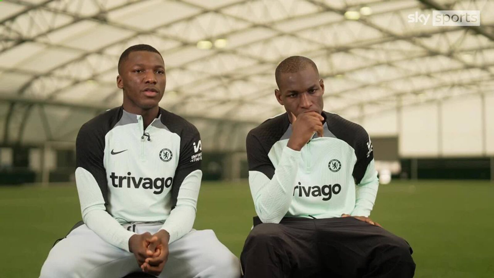 Moises Caicedo and Nicolas Jackson