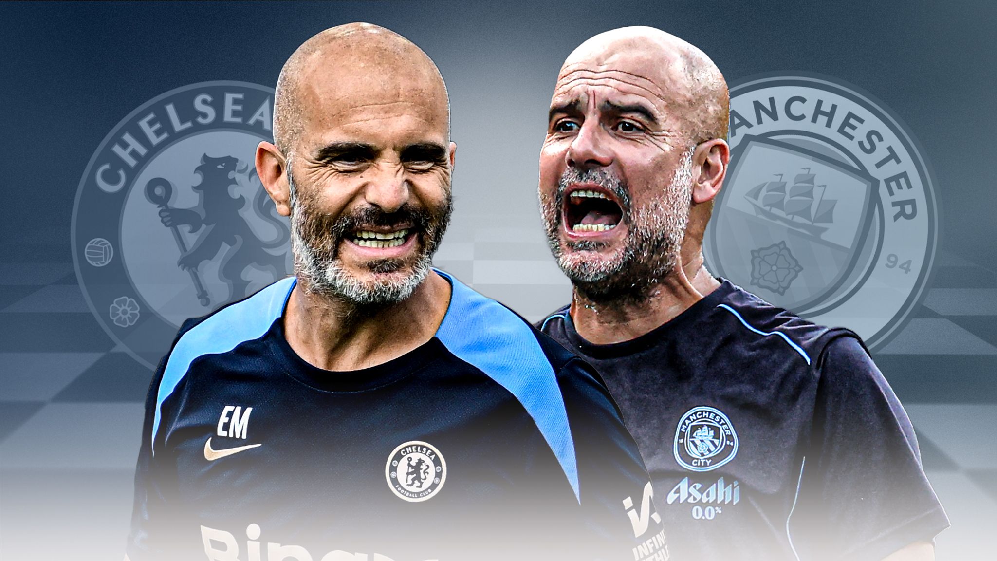 Enzo Maresca’s first competitive match managing Chelsea will pit him against Pep Guardiola