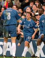 Gus Poyet and Gianfranco Zola