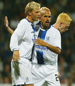 Eidur Gudjohnsen Scores For The Blues