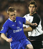 Damien Duff, scorer of the first Chelsea goal!