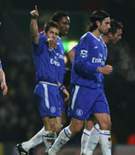 Joe Cole celebrates his goal!