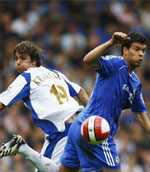 ballack in action against Portsmouth