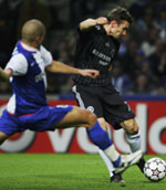Andrei Shevchenko scores against Porto