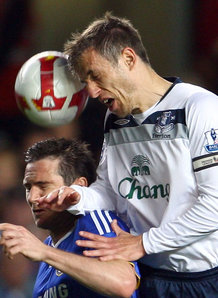 Lampard and Neville in action