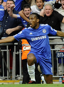 Didier Drogba opened the scoring for Chelsea
