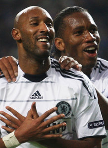 Nicolas Anelka and Didier Drogba