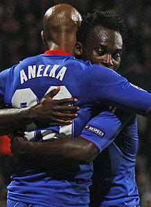 Nicolas Anelka and Michael Essien